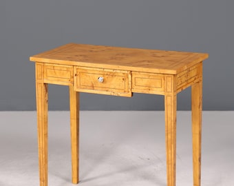 Scrivania in stile Biedermeier, tavolo da ufficio per signore, scrivania da ufficio