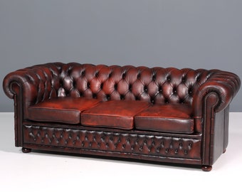 Wunderschönes Original Chesterfield Sofa 3-Sitzer Couch England