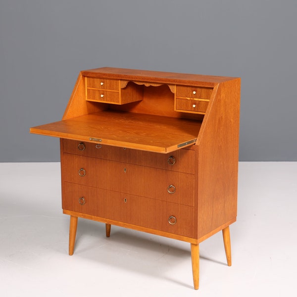 Wunderschöner Mid Century Sekretär Danish Design Büro Schrank