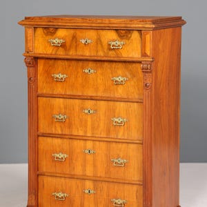 Stylish Wilhelminian style chest of drawers Art Nouveau Vertiko chest of drawers Antique laundry chest