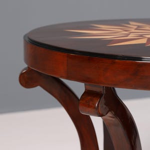Wunderschöner Art Deco Stil Couchtisch Antik Stil Luxus Beistelltisch Wohnzimmer Ablagetisch