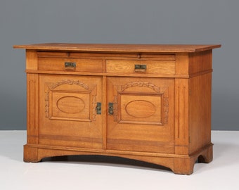 Wunderschöne Jugendstil Kommode Sideboard Antik Schrank Gründerzeit Flur Kommode