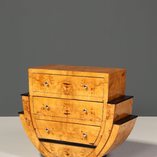 Noble Art Deco style sideboard wall console Biedermeier antique style chest of drawers