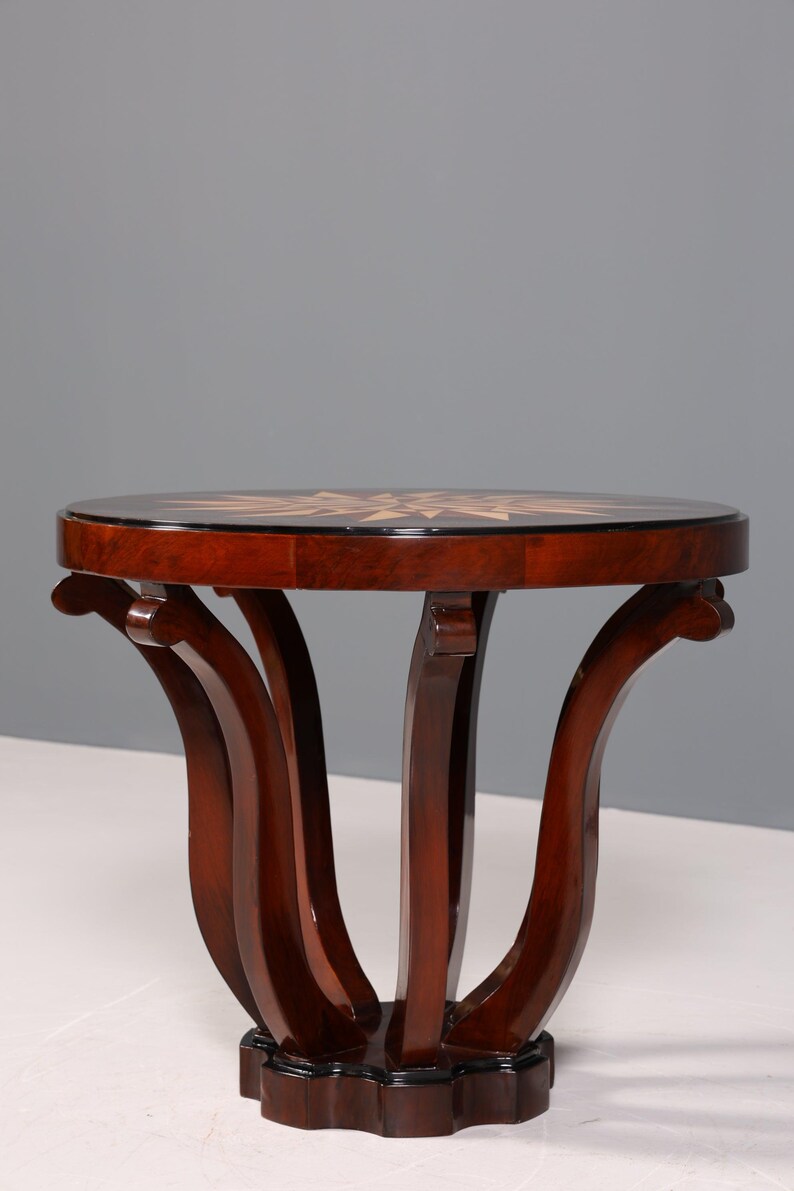 Wunderschöner Art Deco Stil Couchtisch Antik Stil Luxus Beistelltisch Wohnzimmer Ablagetisch