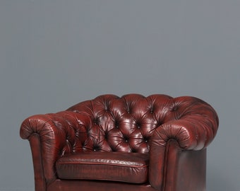 Stilvoller Original Chesterfield Sessel Englischer Armlehnsessel Englisch Herrensessel