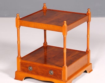 Traumhafter Englischer Antik Couchtisch Beistelltisch Regency Stil Ablagetisch Massivholz