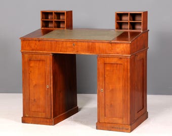 Wunderschöner Antiker Jugendstil Stehpult Sekretär Schreibtisch Bürotisch Massivholz um 1900