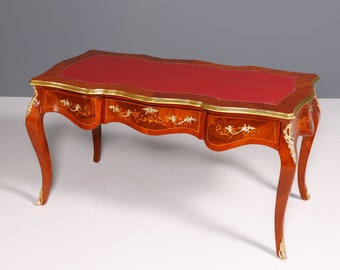 Prächtiger Louis XV Stil Schreibtisch French Desk Antik Stil