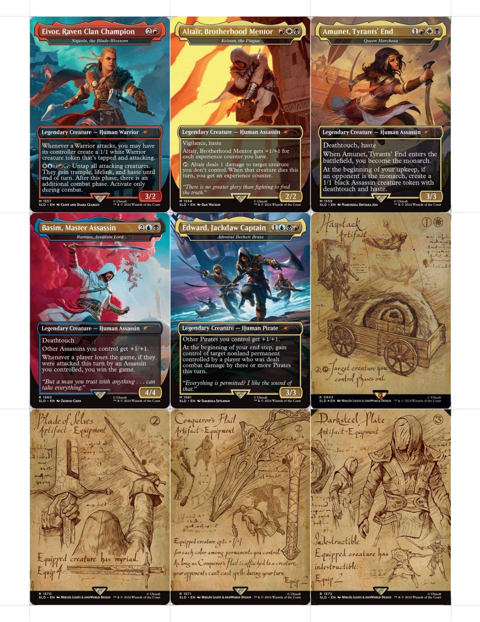 Assassins Card Sleeves - Etsy UK