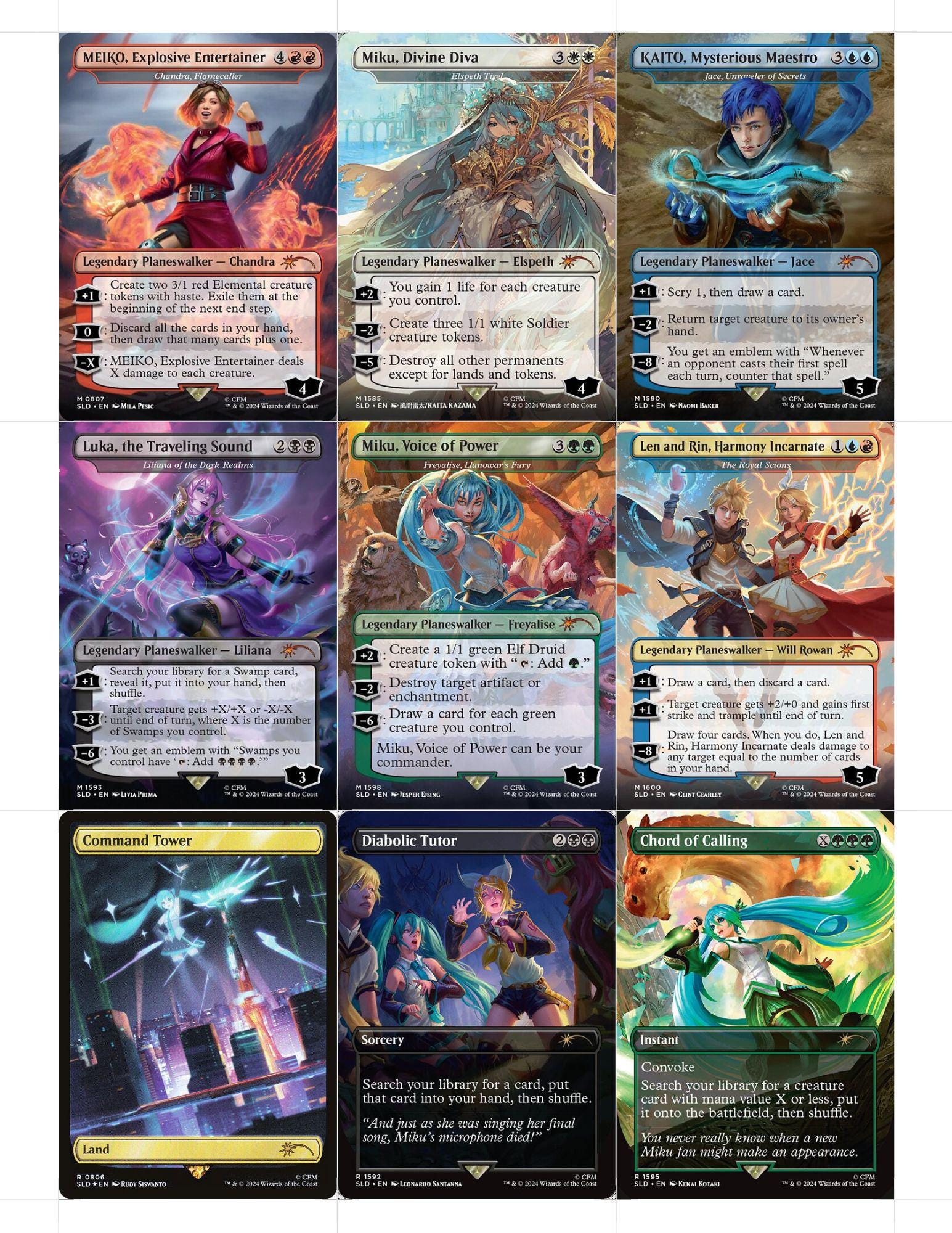 Miku Mtg Card - Etsy