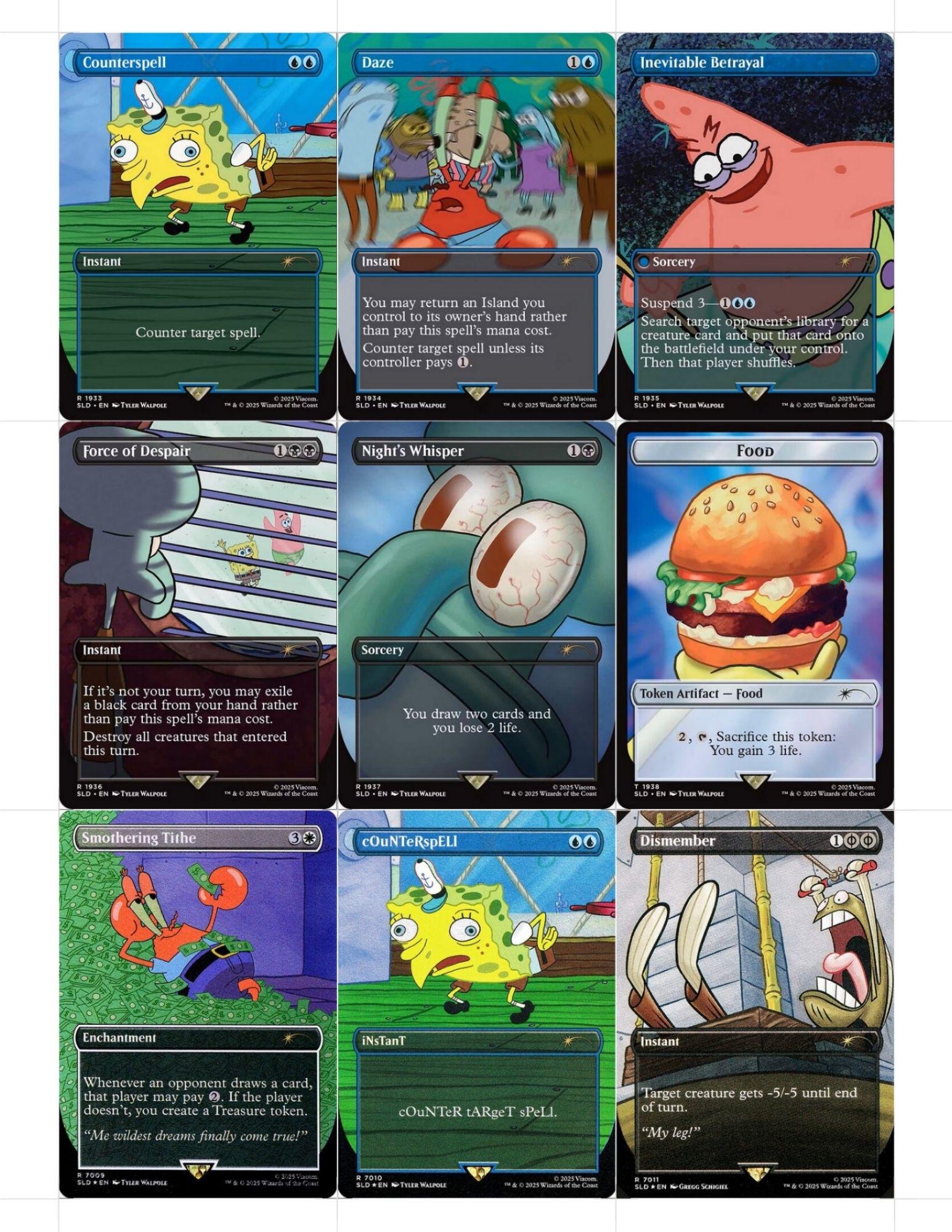 Spongebob mtg - Etsy 日本