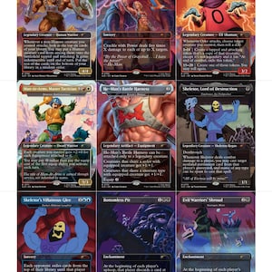 Masters of the Universe Cards - Etsy