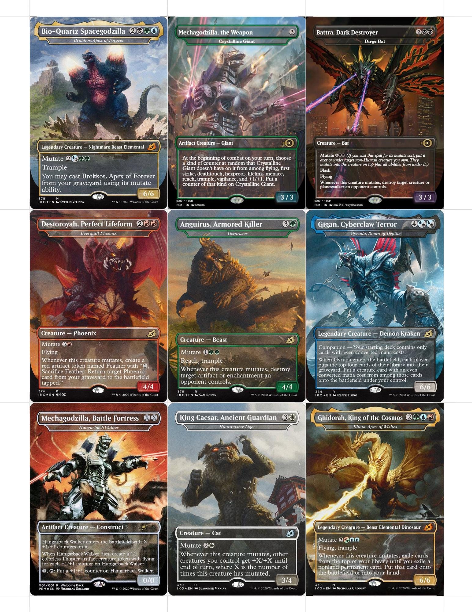 odin mtg card Spacegodzilla, Death Corona main image 1