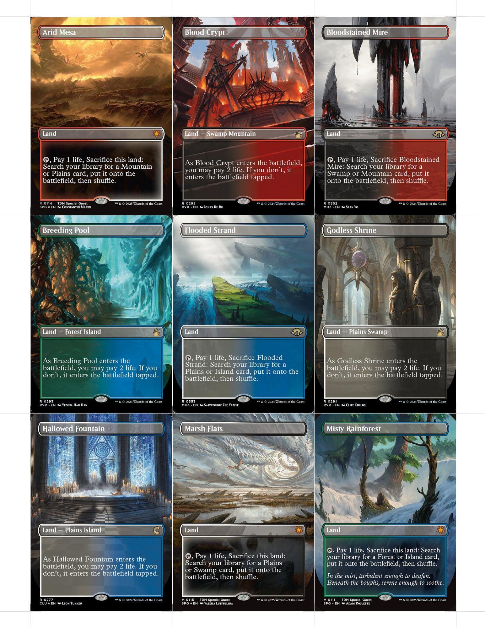 Shock lands mtg - Etsy 日本