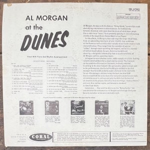 Vintage Vinyl: Al Morgan – Al Morgan at the Dunes, CRL 57252 - Etsy