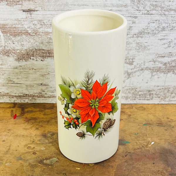 Christmas Vase Etsy