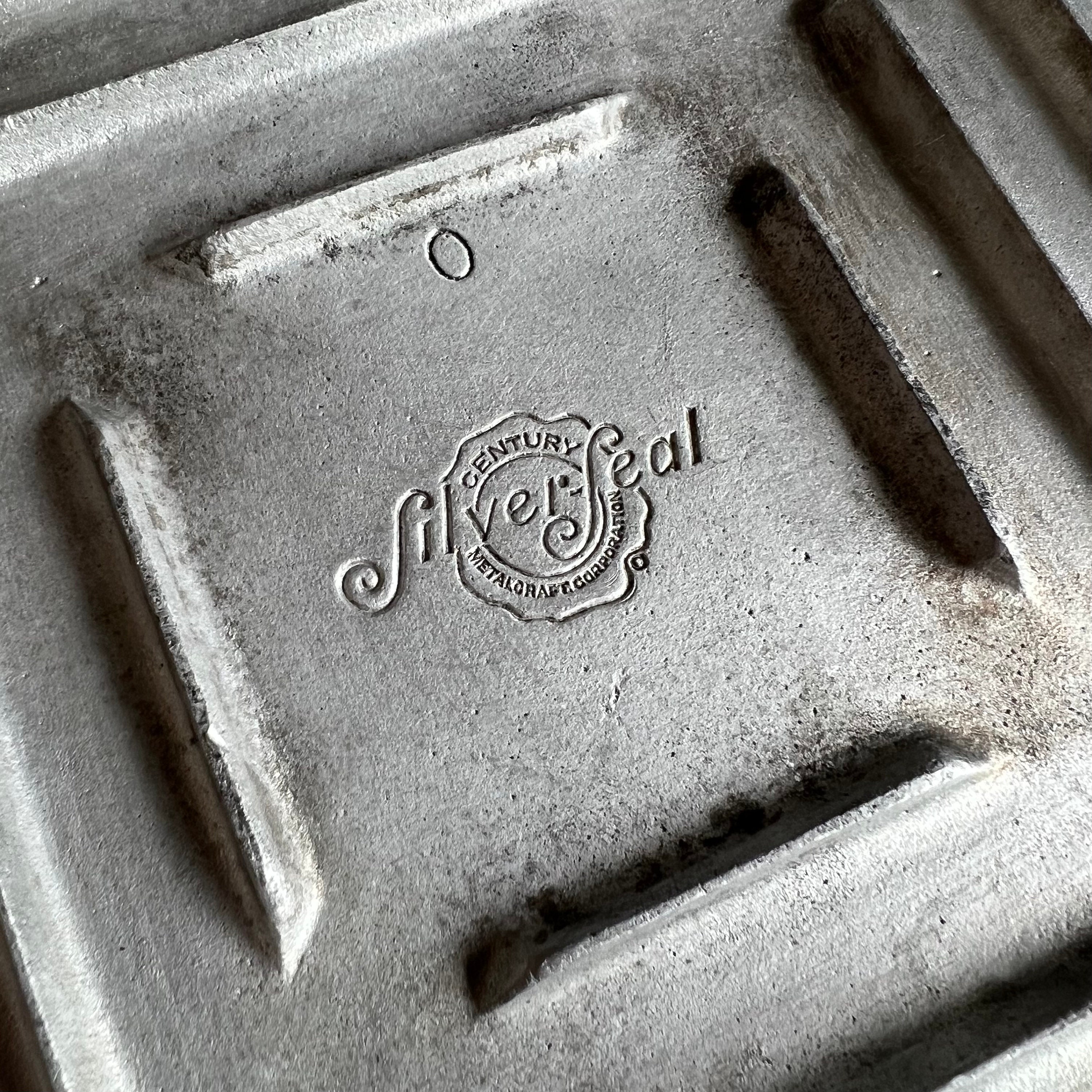 Vintage Aluminum Stove Griddle, Silver Seal Cookware, Midcentury Grill