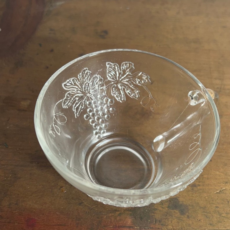 Vintage Punch Bowl Set, Service for Twelve, Anchor Hocking Vintage