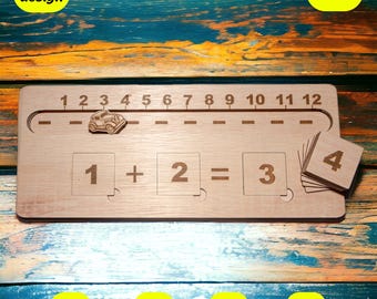 Montessori Kompositionslernbrett Design für Laserschnitt, digitale Dateien, cdr, dxf, ai, svg, pdf