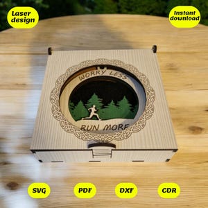 Désodorisant boîte svg coupe fichier, fichiers laser, fichiers pour découpe laser, fichier laser boîte, fichiers glowforge, fichiers xtool