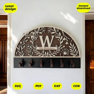 portachiavi con alfabeto svg / pacchetto di file di taglio laser dalla A alla Z per glowforge, xtool, cnc / svg dxf cdr pdf