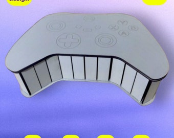 Gamer box design for laser cut, cnc, digital files, cdr, dxf, ai, svg,pdf