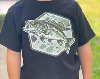 Camo fish  boys Tshirt