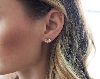 Gold Minimal Studs *READY TO SHIP Everyday Simple Earrings bridesmaid bridal jewelry TrendingAbove Jewelry