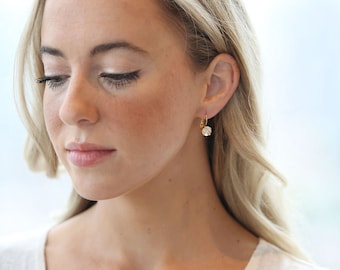 Jewelry Gift Leverback Earrings Dangle, Crystal Wedding Earrings, Ideas for bridesmaid proposal,