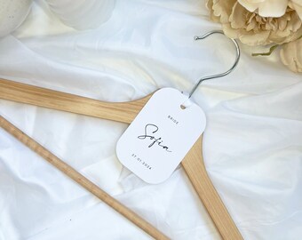 Personalised Hanger Tags | Hanger Place Cards | Hanger Place Names | Bridal Hanger | Place Cards | Hanger Tags