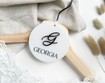 Luxury Personalised Hanger Tags | Bridal Hanger Tags | Acrylic Hanger Tag | Bridal Tag | Bridesmaid Tag | Wedding Hanger Tag