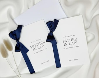 Lettera personalizzata a me / Lettera a mia suocera / Lettera a mio suocero / Lettera ai miei suoceri / Ricordo di nozze