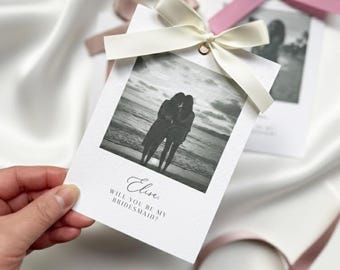 Biglietto di proposta personalizzato per damigella d'onore / Proposta per damigella d'onore / Proposta per damigella d'onore / Biglietto di proposta Polaroid / Regalo per damigella d'onore