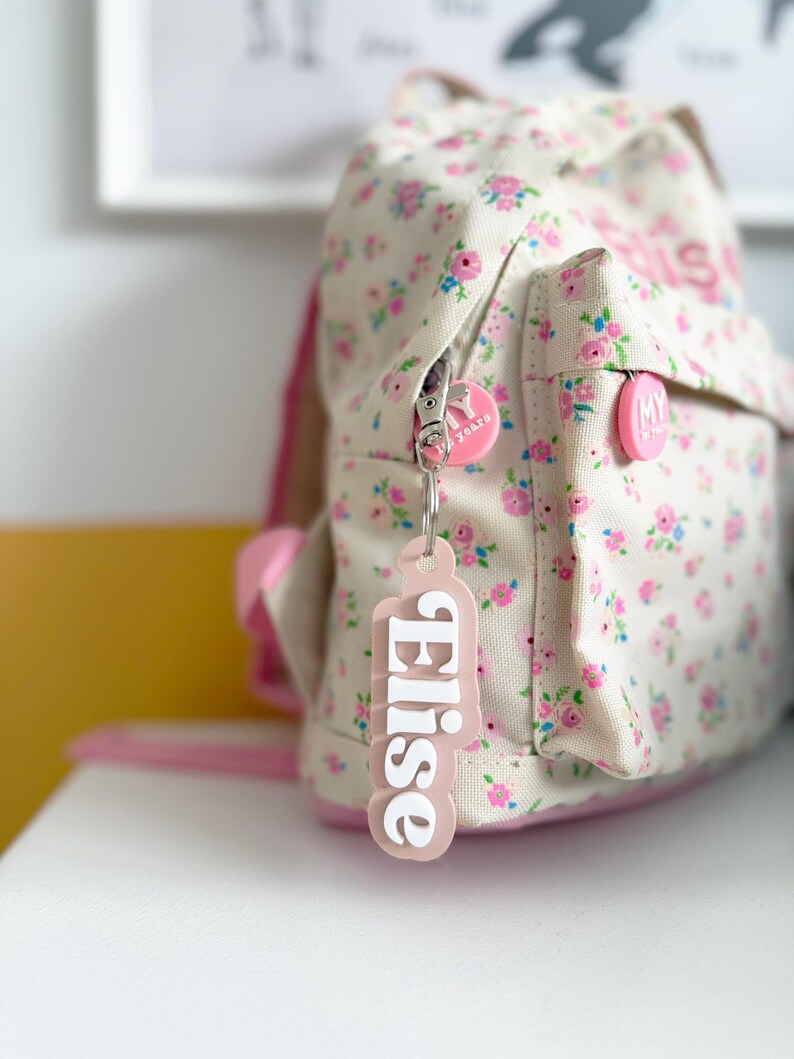 Personalised Keyring | Name Keyring | Letter Keyring | Backpack Keyring ...