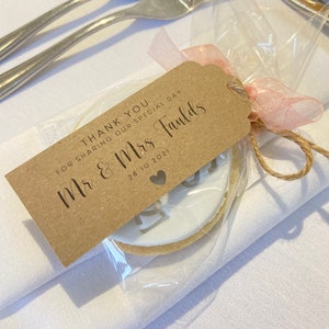 Personalised Wedding Favour Tags | Wedding Favours | Favour Tags | Gift Tags | Wedding Gift Tag
