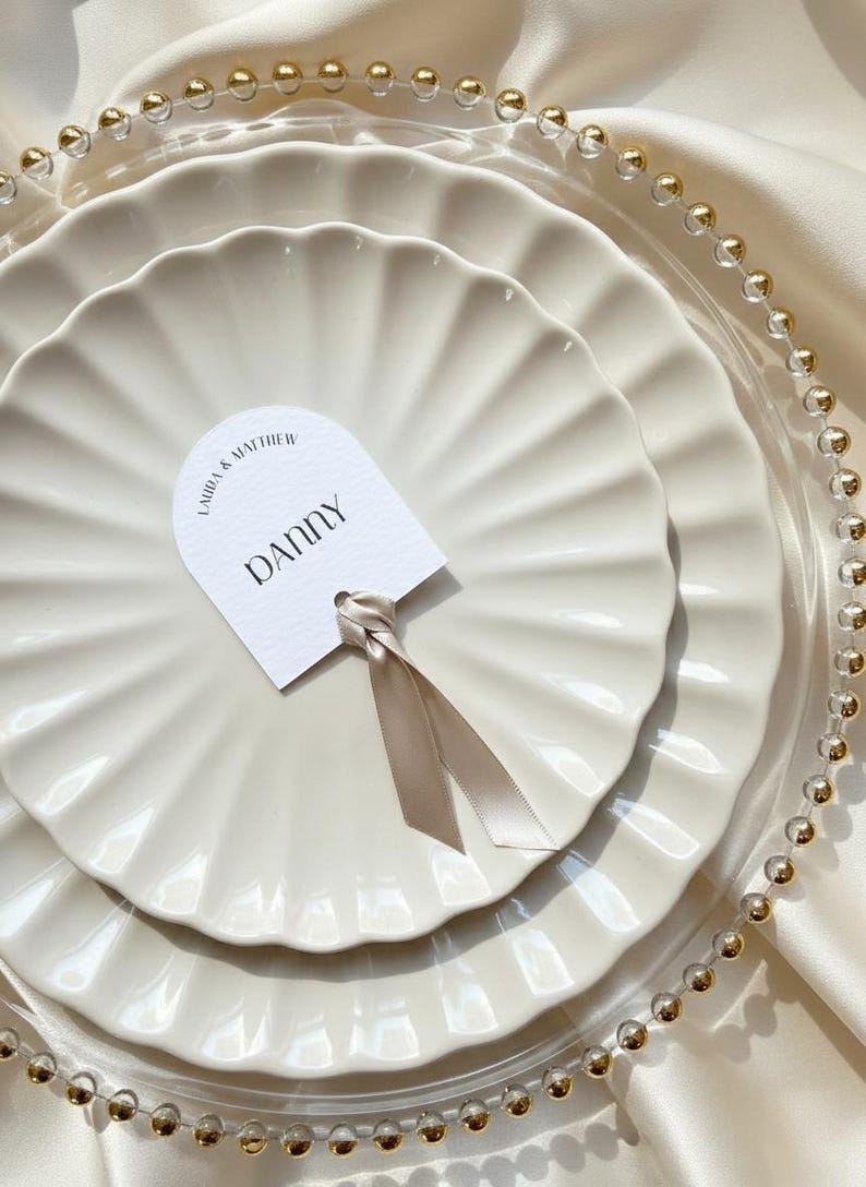 Shell Name Place Setting Personalised Wedding Place Names | Place Setting | Wedding Place ...