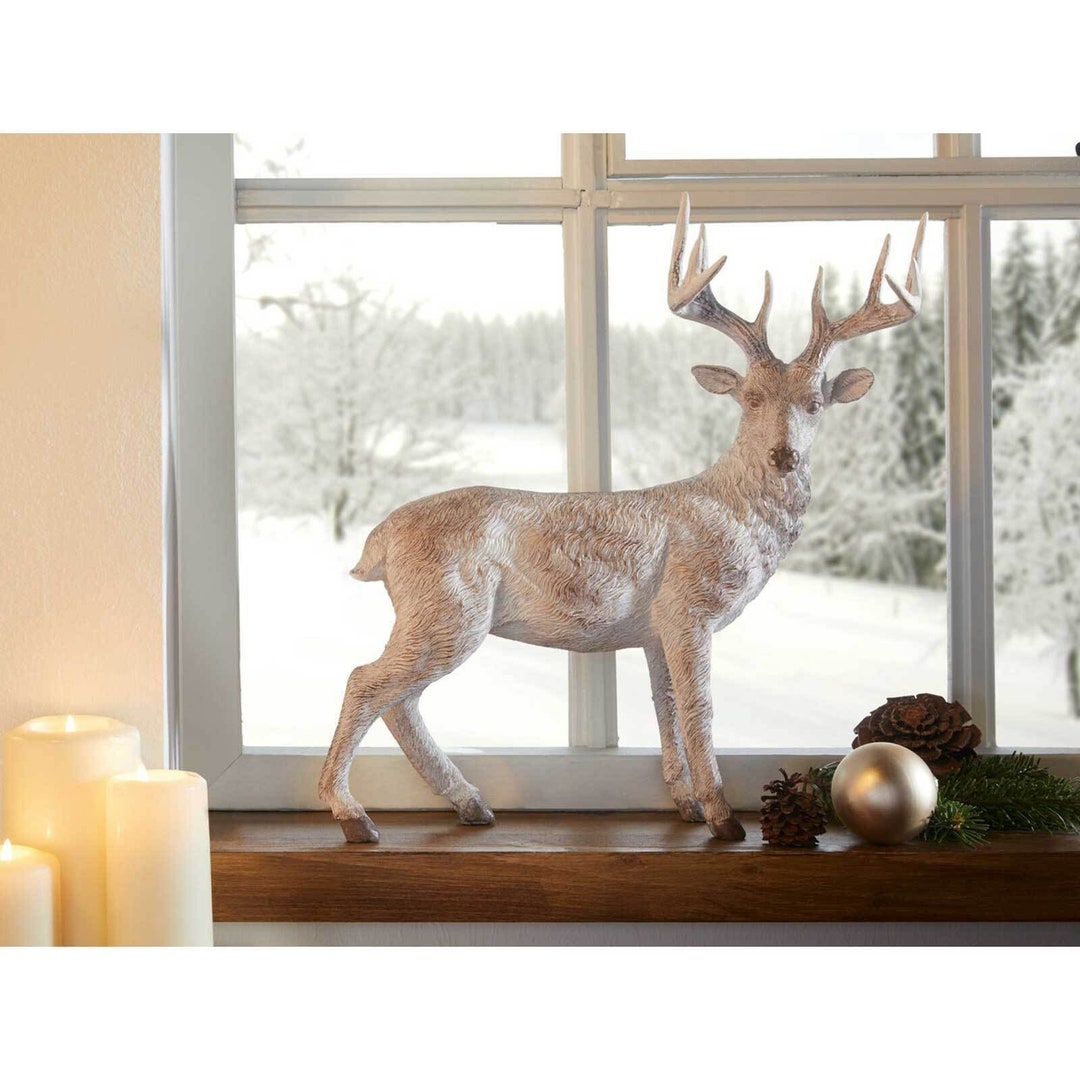Große Hirsch Deko Figur Tierfigur Skulptur Dekofigur - Etsy.de