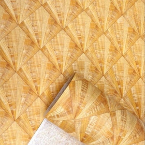Éventail art déco placage de bois/placage de bois de style classique/placage de bois à motif Art déco/placage de chêne naturel/placage de bois de style vintage/placage de chêne