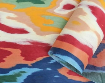 Rainbow Dyed Oak Wood Veneer: Mid-Century Modern Furniture Covering