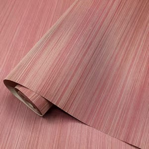 Old Rose pink woven sisal grasscloth wallpaper/pink grasscloth wallcovering/natural wallcovering/pink wallpaper/retro decor/nursery decor