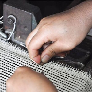 Art Deco-vävd tapet: Ljusbrun geometrisk tapet bild 10