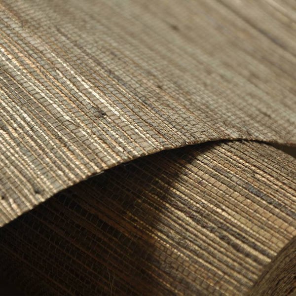 Peel and Stick Wallpaper Gold Grasscloth - Etsy