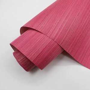 Hot pink woven sisal grasscloth wallpaper/Magenta pink grasscloth wallcovering/natural wallcovering/pink wallpaper/retro decor/nursery decor