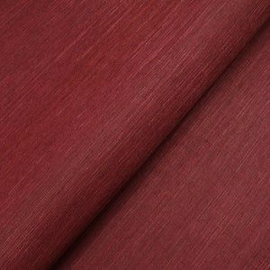 Carta da parati in erba di sisal intrecciata rosso ciliegia/rivestimento murale in erba rossa/rivestimento murale naturale/carta da parati rossa/decorazione retrò/carta da parati rosso scuro