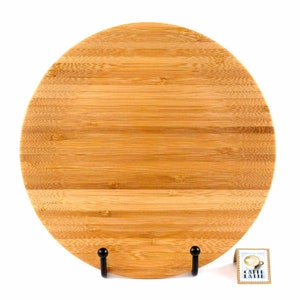 Woodturned Bamboo Plate