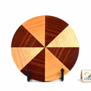 Woodturned Ash and Bloodwood Trivet
