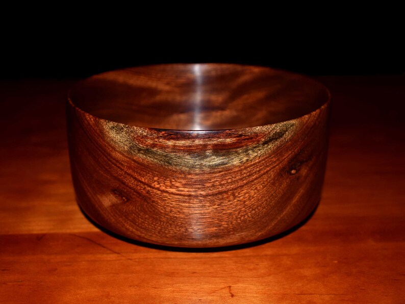 Woodturned Black Walnut Bowl Etsy