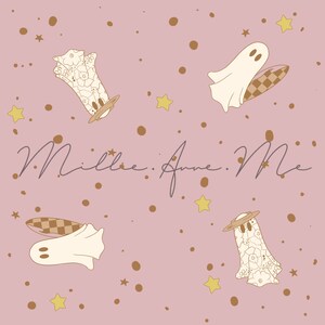 Ghost Town - Lilac Repeating Pattern