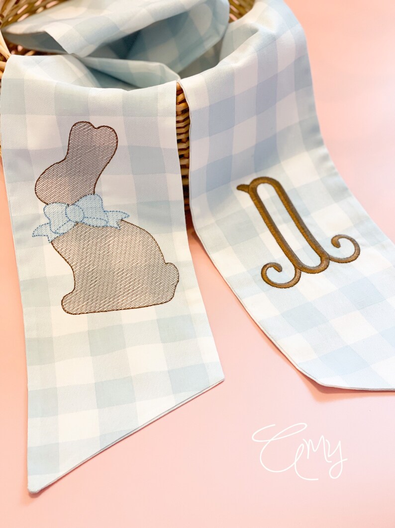 Easter Wreath Sash Door Sash Easter Basket Bow Personalized Etsy