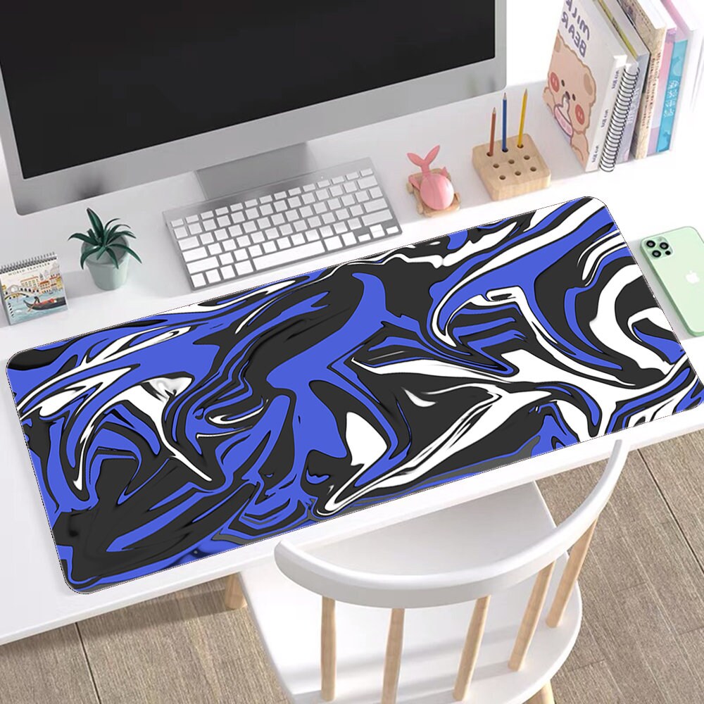 Gaming Mouse Pad Abstract Liquid Polygon Painting Design Cute Etsy UK